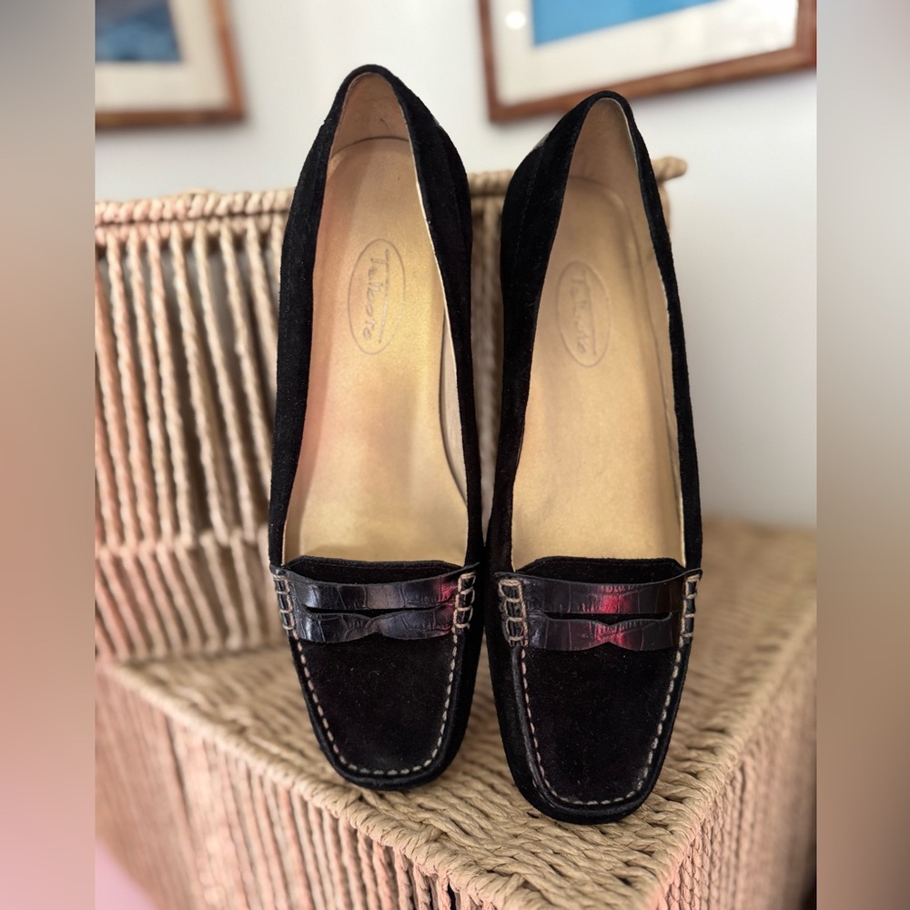 Talbots Black Loafers